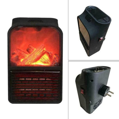 Calefactor Eléctrico Portátil Enchufable con Mando a Distancia – Calor Instantáneo y Seguro
